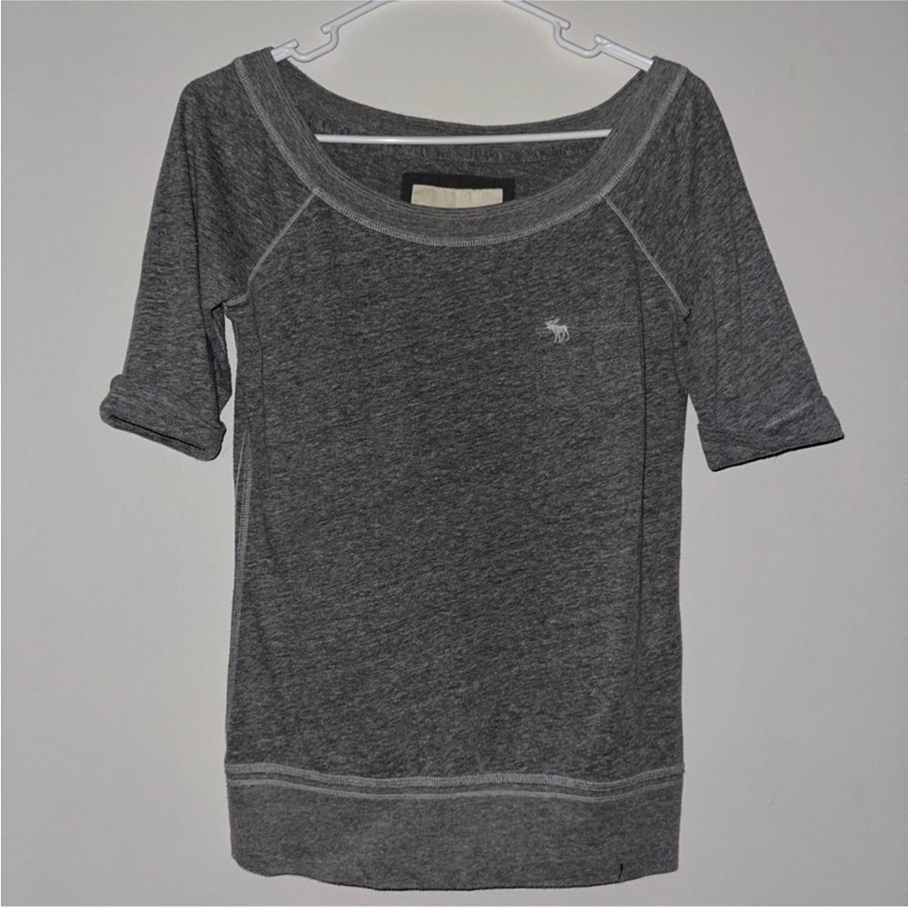 Abercrombie & Fitch Y2K Scoop-Neck Top